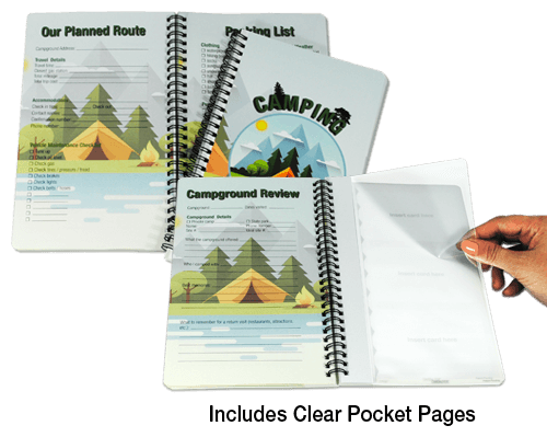 business card notebook_Camping